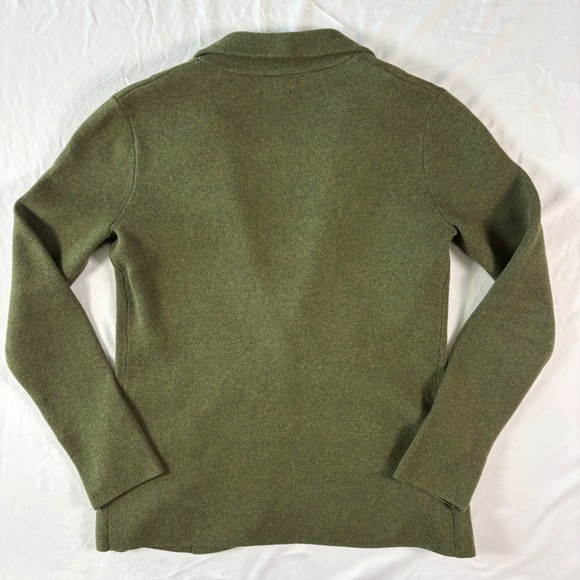 J.Crew Schoolboy Sweater Blazer XXS Olive Green Cotton Knit Academic - Picture 10 of 10